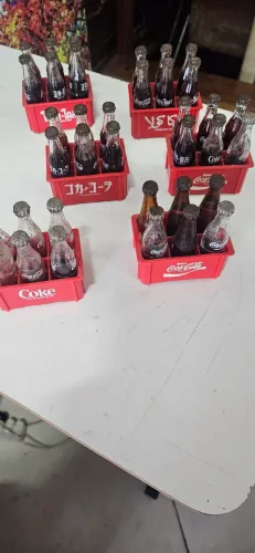 Miniaturas garrafas Coca cola