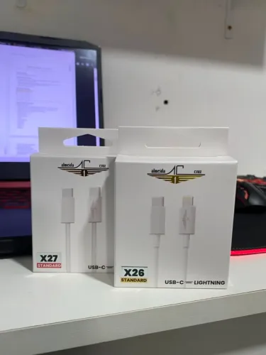 Cabo USB-C para Lightning Almeida Cruz X26 - Novo