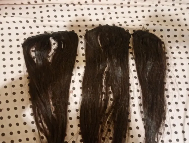 3 tela de Cabelo humano
