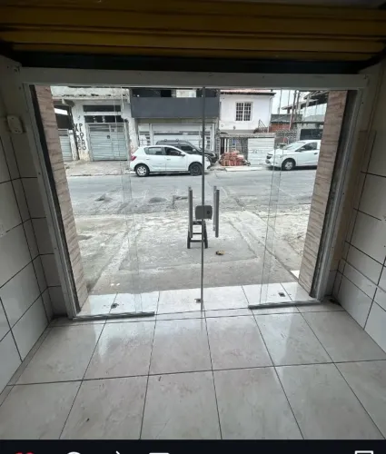 Porta de vidro 4 folhas - 2.40 de largura