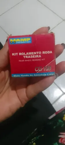 Kit rolamento roda traseira CG 150