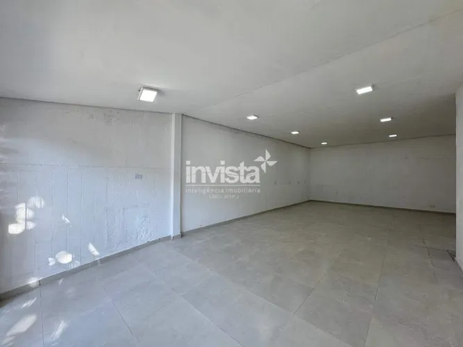 Ponto comercial com 90m² no bairro do Campo Grande em Santos