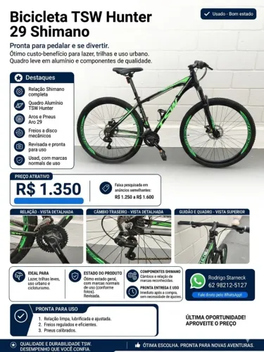 Bicicleta TSW Hunter 