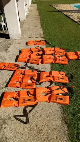 Kit colete salva vidas 12 unidades
