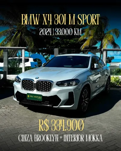 BMW X4 Xdrive 30I M-sport 2.0 TB. 252cv AUT 2024
