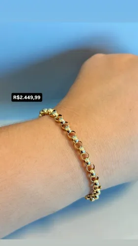 Pulseira Elo Português ouro