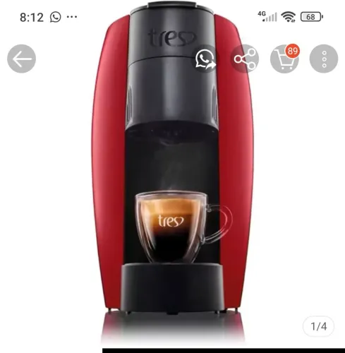 Cafeteira Dulce semi nova 350,00 cartão e 300,00 avista
