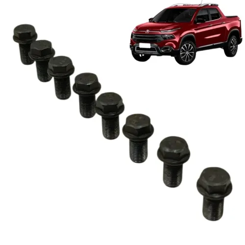 Jogo parafuso volante motor Fiat Toro 1.8 2016 2017 2018 21