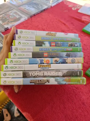 Lote de jogos de 360