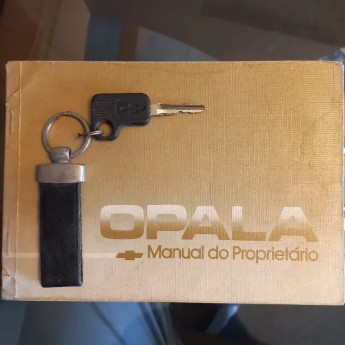 Kit De Bordo Opala - Manual Proprietário + Concessionárias + Pasta GM + Chave Original 