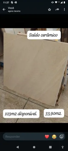 Piso cerâmico de área externa preço por M2 $33 disponível 103.