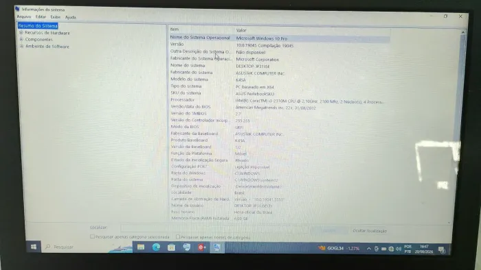Notebook Asus