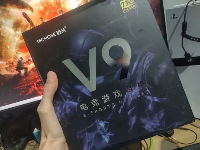 Headset gamer sem fio MCHOSE V9 PRO