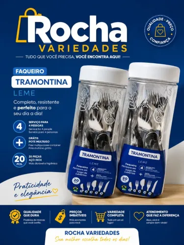 Conj de faqueiro 20pecas 39,99