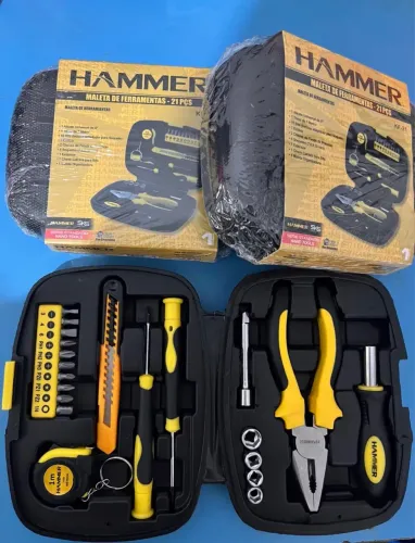 Kit de Ferramentas Profissional Hammer 21 peças