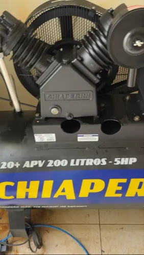 Compressor 200 litros semi novo