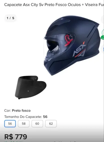 Vendo capacete