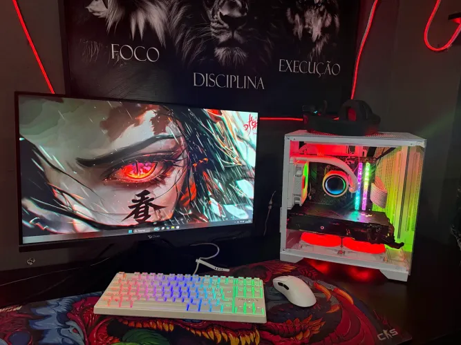 PC GAMER RYZEN 7 5700X + MONITOR 240HZ + COMPLETO