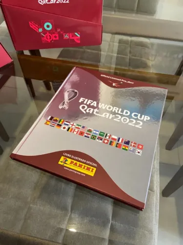 Album Completo Copa Do Mundo 2022 Qatar Capa Dura Prata