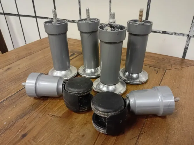 Pezinhos para cama box jogo completo