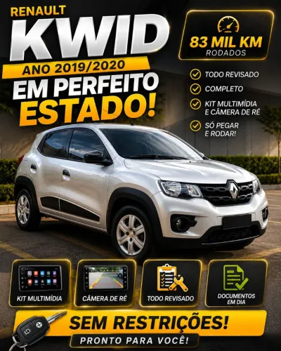 Renault Kwid Zen 1.0 Flex 12V 5P Mec. 2020