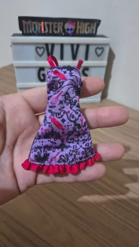 Monster high peça reposição vestido Elissabat g1