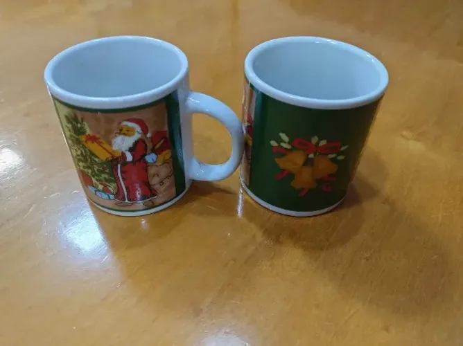 Kit de Xícaras - Jogo Peças - Papai Noel: 2 unidades
