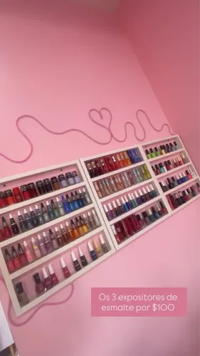 Móveis salão, estética, maca, poltrona, expositor esmalte