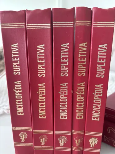 Enciclopédia Supletiva - livros antigos coleção Lisa 1.973