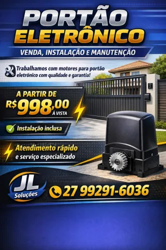 Kit motor portão eletrônico 
