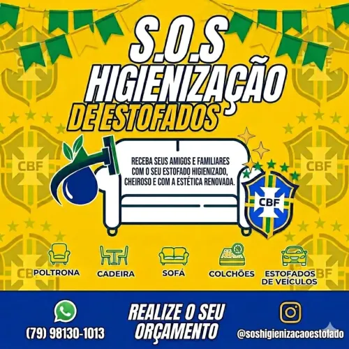Higienização de estofados 