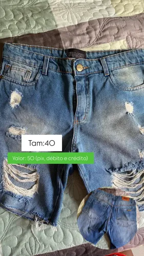 3 bermudas jeans / marca: teaser