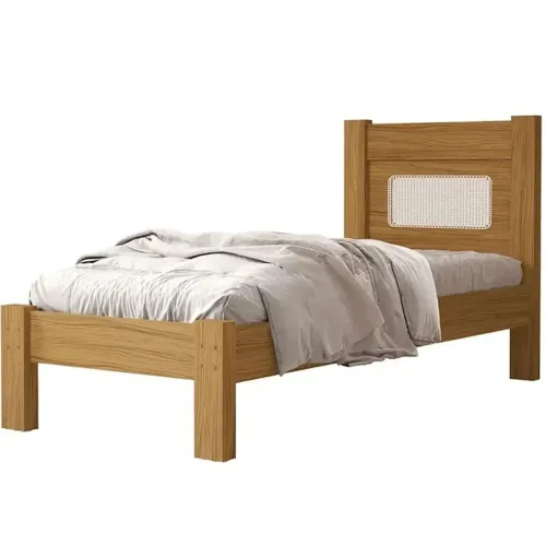 Cama Solteiro Clara - Entrega Rápida