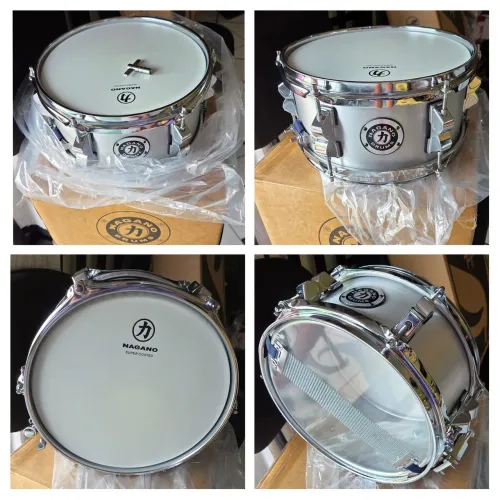 Caixa P/ Bateria Nagano Extreme Beat 10'x5 Alumínio Nova.