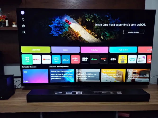 LG OLED evo AI C4 4K de 55" - Com Garantia até Jan/29