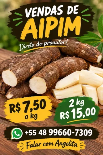 Vendas de aipim