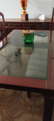 Mesa de jantar retangular 