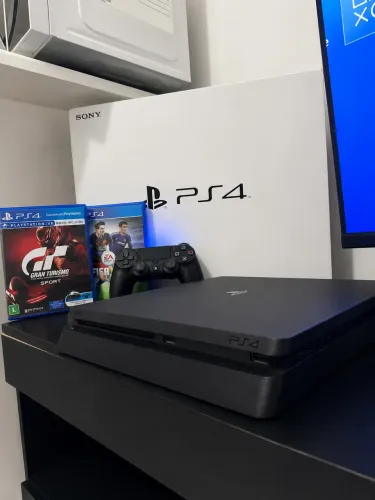 PlayStation 4 - impecável com caixa