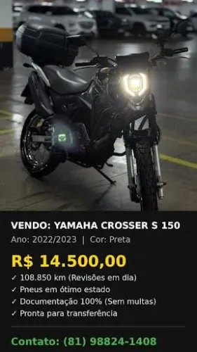 Yamaha Crosser S 150 - 2022/2023