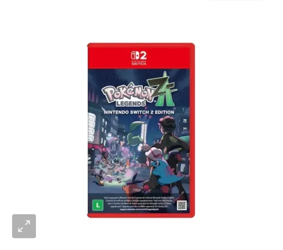 JOGO POKEMON LEGENDS ZA SWITCH 2