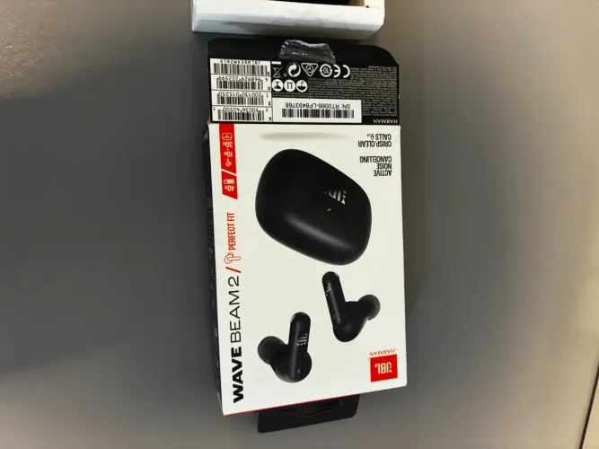 JBL Wave Beam 2 Original Completo + ANC + Caixa