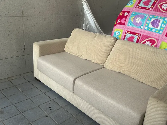 Sofá triplo, duplo e poltrona
