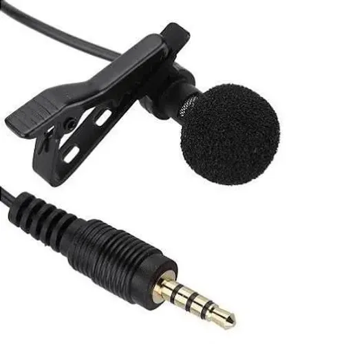 Microfone lapela com fio/frete grátis 