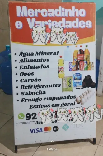 Cavalete de comércio