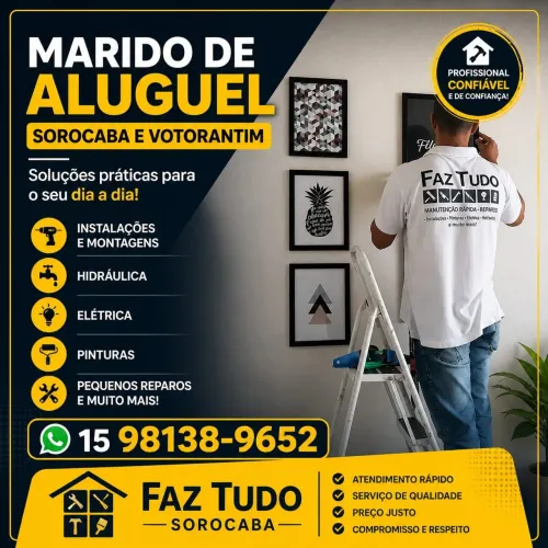 MARIDO DE ALUGUEL SOROCABA MANUTENÇÃO RESIDENCIAL
