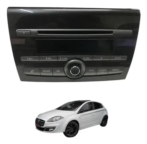 Painel Comando Radio Som Fiat Bravo Essence 2011  2012 2013