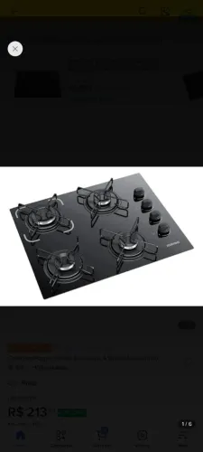 Cooktop Itatiaia 