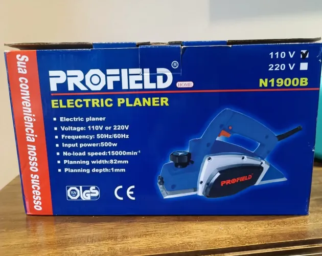 plaina elétrica portátil da marca Profield Home, modelo N1900B