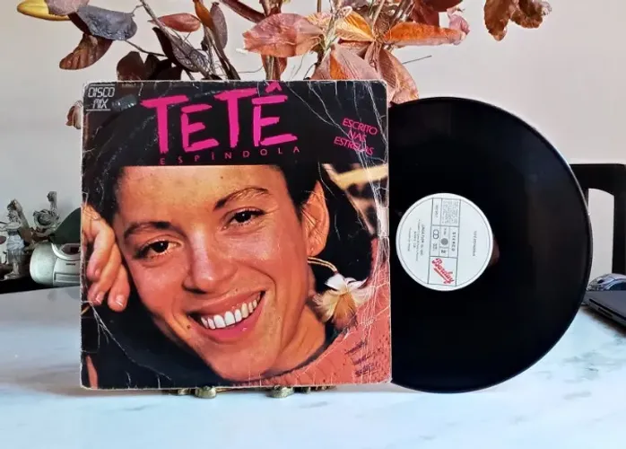 LP Vinil - Tetê Espíndola - Escrito nas Estrelas (1985) Disco Mix