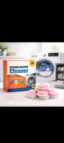 Pastilha Limpeza Maquina Lavar Roupa e Louça - Kit 30 Unidades